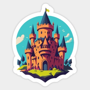 Cute Castle Sticker